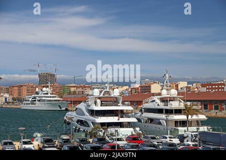 superyachts in tarragona