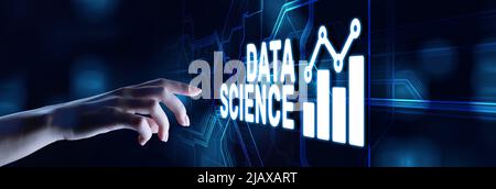 Big Data science analytics analysis information technology internet concept. Stock Photo