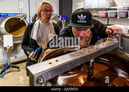 Omnom chocolate factory in Reykjavik, Iceland Stock Photo