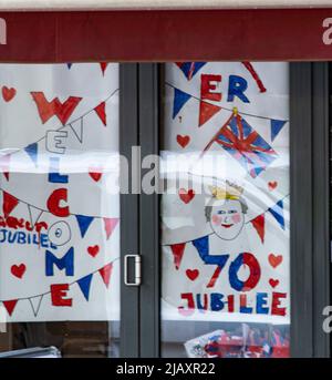 Platinum Jubilee Weekend 2022 Stock Photo