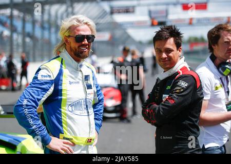 Klettwitz, Deutschland. 22nd May, 2022. Klettwitz: DTM Lausitzring 2022, on May, 22, 2022 #95 Nicki Thiim (DEN), Lamborghini T3 Motorsport Credit: dpa/Alamy Live News Stock Photo