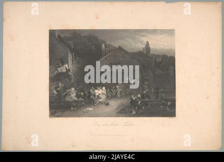 The lovable festival [W:] Payne's universe. Presentation and description of the most beautiful areas, cities around the world, of portraits of excellent people, folklit scenes and genre pictures in excellent steel stings  VII TOM, XI Zeszyt Payne, Albert Henry (1812 1902), Wilkie, David (1785 1841), Publisher of the English Art State v. AH. Payne in Leipzig Stock Photo