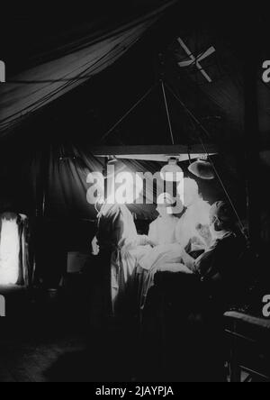 A CASUALTY CLEARING STATION AT WORK IN NORTH AFRICA - X-ray examination ...