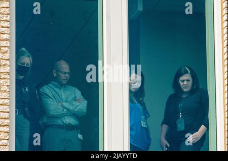 Fairfax, Virginia, USA. 01st June, 2022. Actress Amber Heard departs