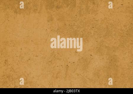 Urban photography. Sepia yellow light brown wall, abstract background photo texture Stock Photo