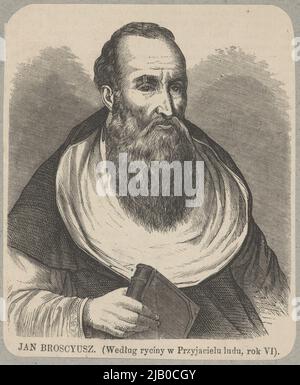 Jan Brożek (Latin Joannes Broscius, 1585 Kurzelów  1652 Bronowice)  Mathematician, Astronomer, Literary, Theologian, Doctor, Rector of the Krakow Academy  Jan Broscyusz unknown Stock Photo