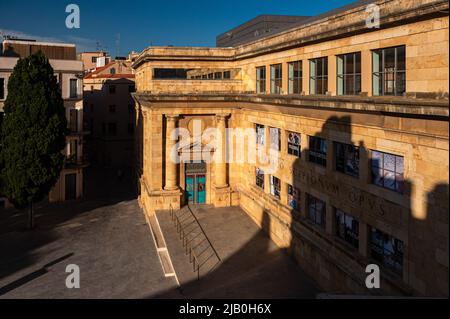 Tarragona, Spain. 28th May, 2022. View of the Archaeological Museum of Tarragona. The old city of Tarragona, protected by Roman walls, has kept its medieval aesthetics. The old buildings are being restored to preserve the style of the time and become an essential visit for tourists. The summer of 2022 has seen a very important number of reservations and the doubling of the capacity of cruise ships in the port of Tarragona. (Photo by Laurent Coust/SOPA Images/Sipa USA) Credit: Sipa USA/Alamy Live News Stock Photo