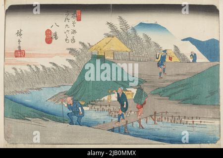 SIXTY NINE STAGES OF THE KISO ROAD /KISOKUJUKYU TSUGI NO UCHI Eisen, Keisai (1790 1848), HIROSHIGE, Ichiryusai (1797 1858) Stock Photo