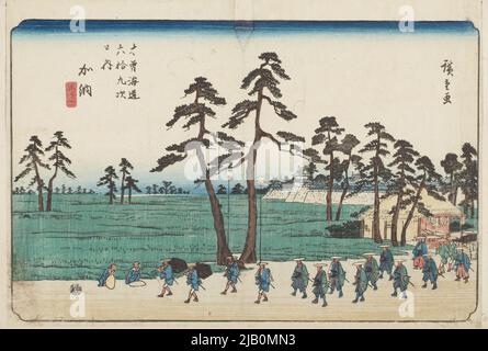 SIXTY NINE STAGES OF THE KISO ROAD /KISOKUJUKYU TSUGI NO UCHI Eisen, Keisai (1790 1848), HIROSHIGE, Ichiryusai (1797 1858) Stock Photo