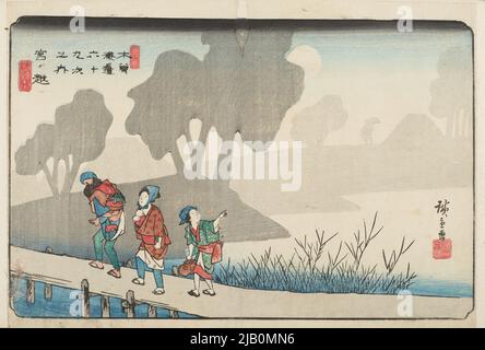 SIXTY NINE STAGES OF THE KISO ROAD /KISOKUJUKYU TSUGI NO UCHI Eisen, Keisai (1790 1848), HIROSHIGE, Ichiryusai (1797 1858) Stock Photo