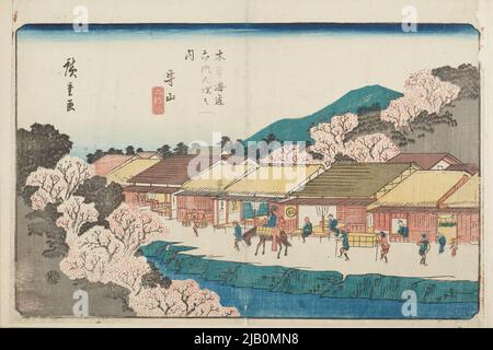 SIXTY NINE STAGES OF THE KISO ROAD /KISOKUJUKYU TSUGI NO UCHI Eisen, Keisai (1790 1848), HIROSHIGE, Ichiryusai (1797 1858) Stock Photo