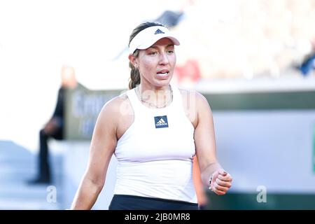 Jessica Pegula of USA during the French Open, Grand Slam tennis tournament on May 31, 2022 at Roland-Garros stadium in Paris, France - Photo Victor Joly / DPPI Stock Photo