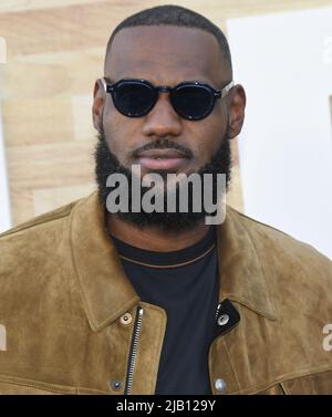 LeBron James arrives at Netflix's HUSTLE Los Angeles Premiere held at ...