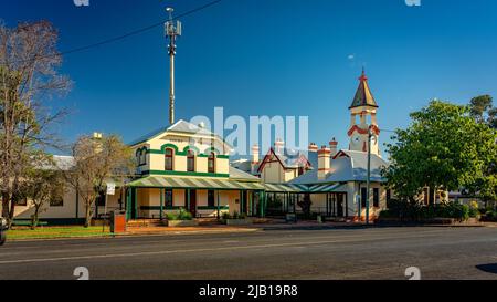 Ballina, New South Wales, Australia - Historical court office buildings Stock Photo