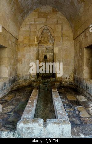 Artuklu Mardin, Turkey 7 May 2022 Pond in Mardin that symbolises the life cycle mother womb to the tomb Stock Photo