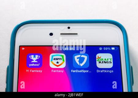 Draftkings fantasy sports hi-res stock photography and images - Alamy