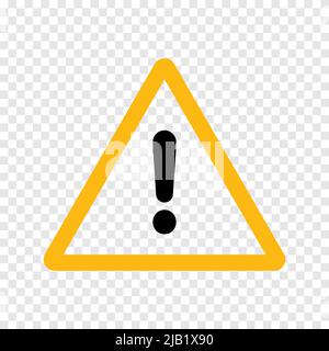 Warning danger sign icon simple design Stock Vector