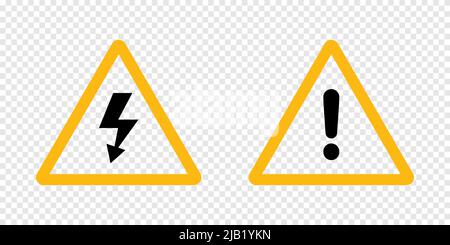 Warning danger sign icon simple design Stock Vector