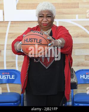 Luenell arrives at Netflix's HUSTLE Los Angeles Premiere held at the Regency Village Theater in Westwood, CA on Wednesday, ?June 1, 2022. (Photo By Sthanlee B. Mirador/Sipa USA) Stock Photo