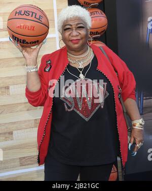 Luenell arrives at Netflix's HUSTLE Los Angeles Premiere held at the Regency Village Theater in Westwood, CA on Wednesday, ?June 1, 2022. (Photo By Sthanlee B. Mirador/Sipa USA) Stock Photo