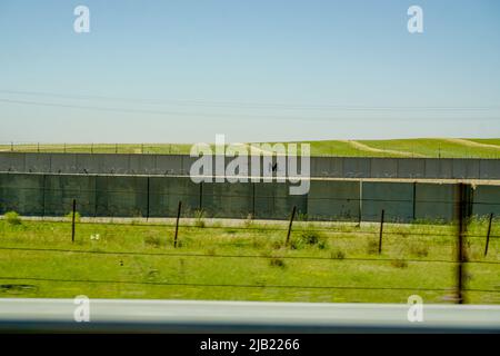 11 May 2022 Nusaybin Sirnak Turkey. Border between Turkey and Syria in Nusaybin Turkey Stock Photo