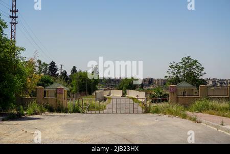 11 May 2022 Nusaybin Sirnak Turkey. Border between Turkey and Syria in Nusaybin Turkey Stock Photo