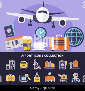 Airport Banner Set With Custom Control Check In And Transit Departure Time  Isolated Vector Illustration Royalty Free SVG, Cliparts, Vectors, and Stock  Illustration. Image 37344332.