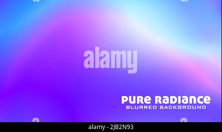 Pure radiance. Blurred background with fluorescent multicolor gradient. Glowing vector graphic pattern Stock Vector