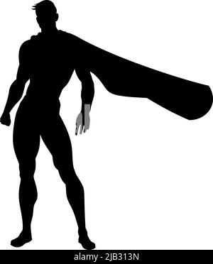 superhero silhouette clip art