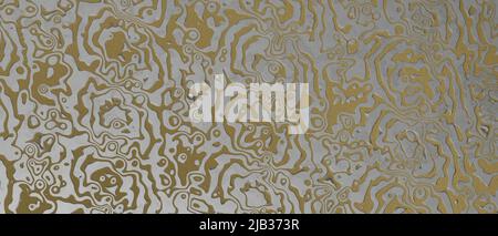 abstract marble gold vein texture banner background wallpaper Stock Photo