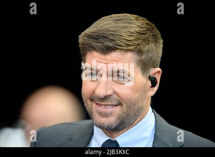 Steven GERRARD, ENG, coach, former player, Soccer Champions League Final 2022, Liverpool FC (LFC) - Real Madrid (Real) 0: 1, on May 28th, 2022 in Paris/France. Â Stock Photo