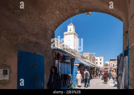 Surroundings of the Ben Youssef Mosque, Essaouira, morocco, africa Stock Photo