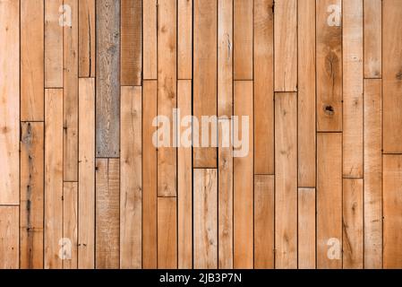 old hardwood panelling stripped wall Stock Photo