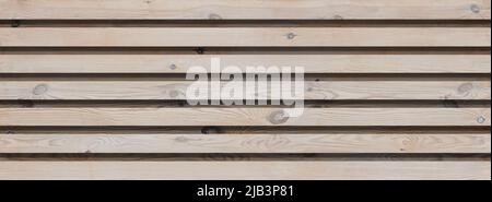 panoramic horizontal hardwood panelling background Stock Photo
