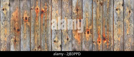 chipped wooden planks fence boarding background Stock Photo
