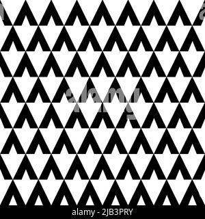 Chevron arrows in a seamless repeat pattern grid design - Vector Illustration Stock Vector