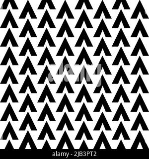 Chevron arrows in a seamless repeat pattern grid design - Vector Illustration Stock Vector