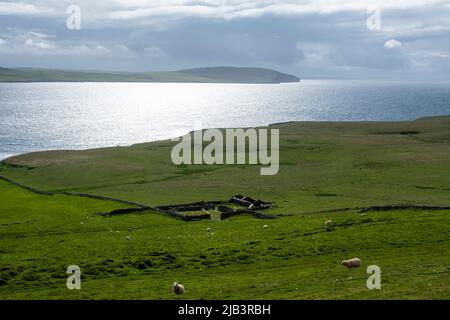 Derelict building on the Island of Rousay, Orkney Islands, Scotland. Stock Photo