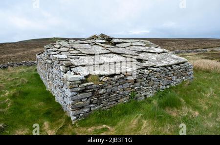 Derelict building on the Island of Rousay, Orkney Islands, Scotland. Stock Photo