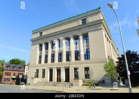 Albany County Court House Building at 16 Eagle Street in downtown Albany, New York State NY, USA. Stock Photo