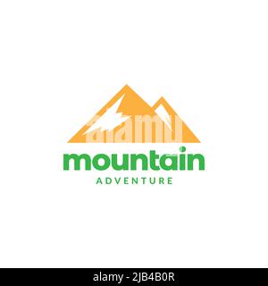 polygon triangle mountain colorful logo design vector graphic symbol icon illustration creative idea Stock Vector