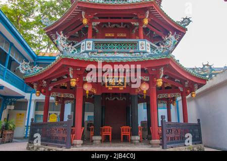 Thian Hock Keng Temple in Telok Ayer, Singapore Stock Photo