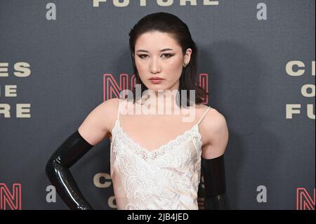 New York, USA. 02nd June, 2022. Ashley “Bestdressed” Rous attends the “Crimes Of The Future' New York Premiere at Walter Reade Theater in New York, NY, June 2, 2022. (Photo by Anthony Behar/Sipa USA) Credit: Sipa USA/Alamy Live News Stock Photo