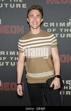 Ben Baur attends the "Crimes of the Future" premiere at the Walter