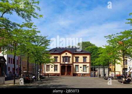 Friedrich-Ebert, Platz, Old Town, Heidelberg, Kurpfalz, Baden-Wuerttemberg, Germany Stock Photo