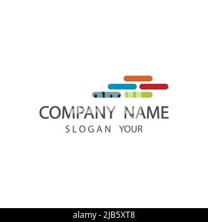 Abstract logo company.Corporate design element.vector illustrator Stock Vector