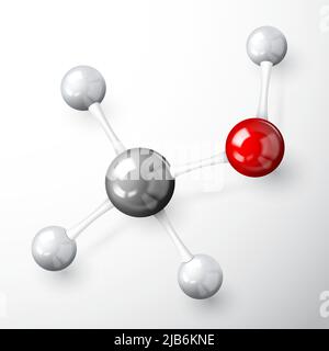 3d chemical science molecule model concept  over white background vector illustration Stock Vector