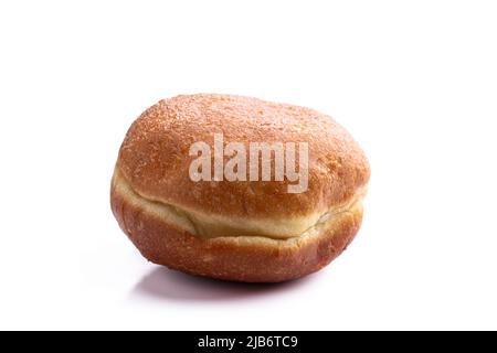 Tasty  freshly baked doughnut isolated on white background Stock Photo