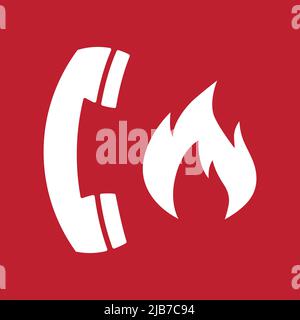 Fire Alarm Call Point Symbol Sign Stock Vector