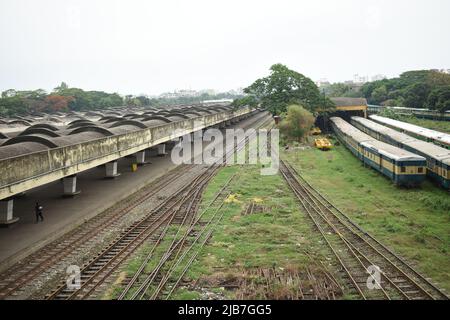 Rail Station Stock Photo